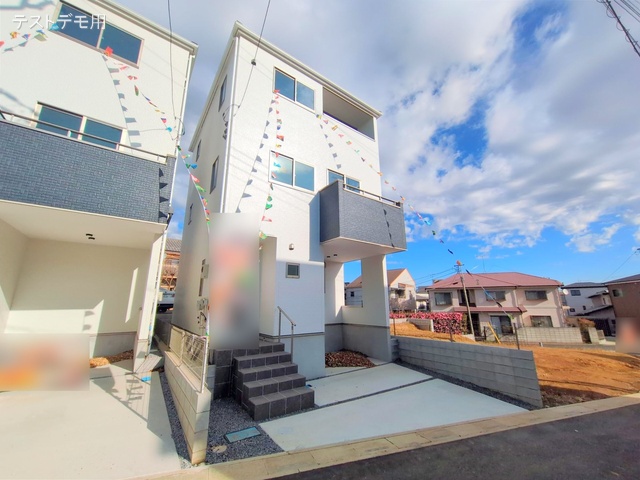 埼玉県さいたま市浦和区瀬ヶ崎４丁目の新築戸建て完成写真 2025年12月21日撮影