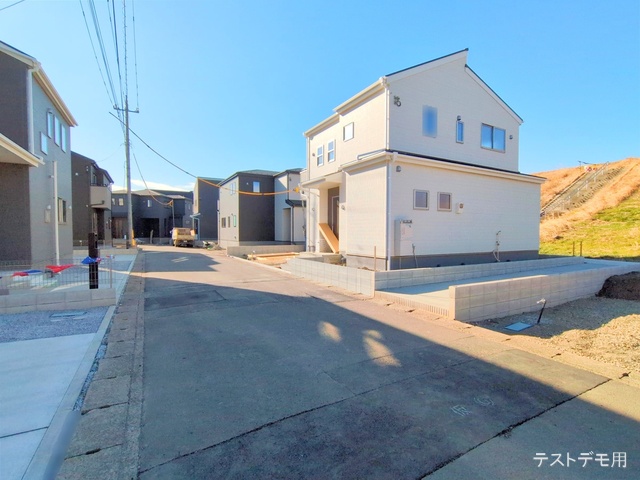 埼玉県さいたま市西区大字中野林の新築戸建て外構写真 2025年2月18日撮影