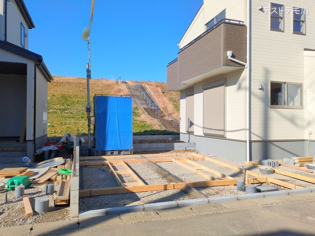 埼玉県さいたま市西区大字中野林の新築戸建て外構写真 2025年2月18日撮影