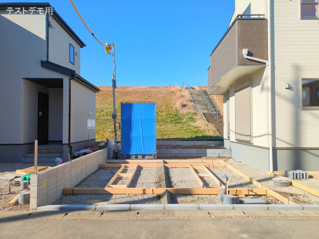 埼玉県さいたま市西区大字中野林の新築戸建て外構写真 2025年2月18日撮影