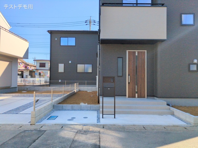 埼玉県さいたま市西区大字中野林の新築戸建て外構写真 2025年2月18日撮影