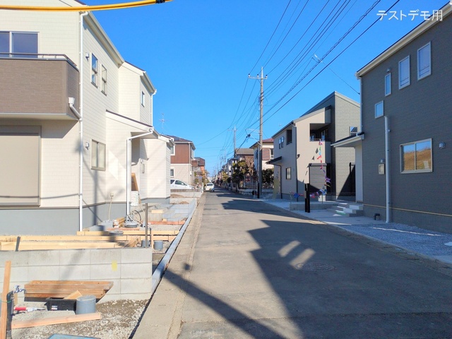 埼玉県さいたま市西区大字中野林の新築戸建て外構写真 2025年2月18日撮影