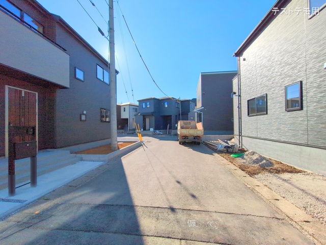 埼玉県さいたま市西区大字中野林の新築戸建て外構写真 2025年2月18日撮影