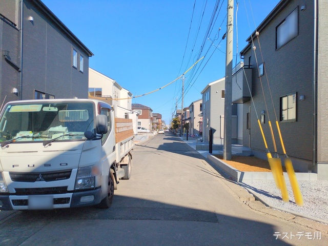 埼玉県さいたま市西区大字中野林の新築戸建て外構写真 2025年2月18日撮影