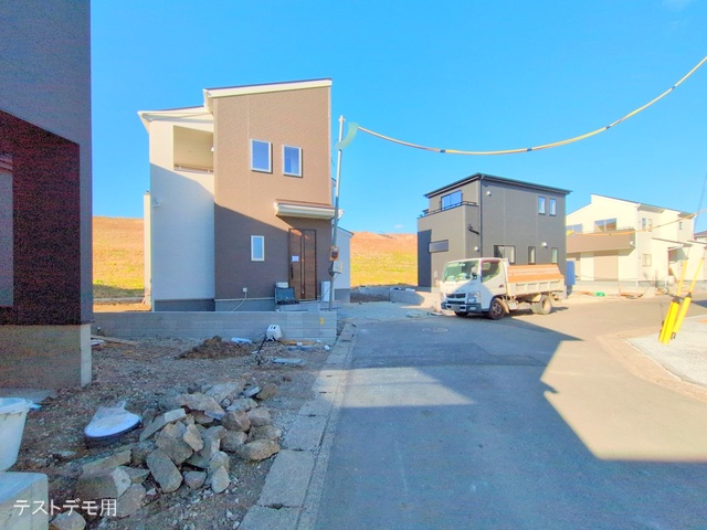 埼玉県さいたま市西区大字中野林の新築戸建て外構写真 2025年2月18日撮影