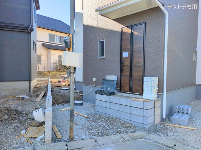 埼玉県さいたま市西区大字中野林の新築戸建て外構写真 2025年2月18日撮影