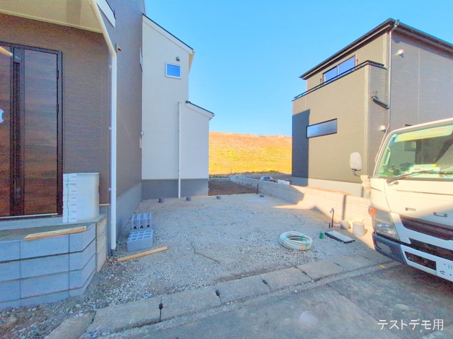 埼玉県さいたま市西区大字中野林の新築戸建て外構写真 2025年2月18日撮影