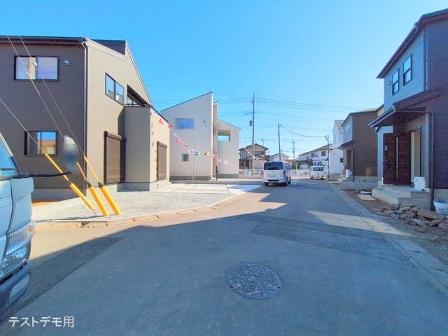 埼玉県さいたま市西区大字中野林の新築戸建て外構写真 2025年2月18日撮影
