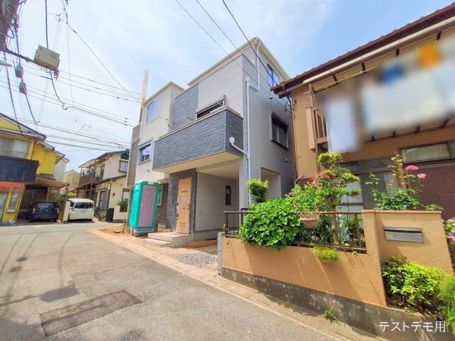埼玉県さいたま市大宮区北袋町2丁目の新築戸建て外構写真 2025年5月15日撮影
