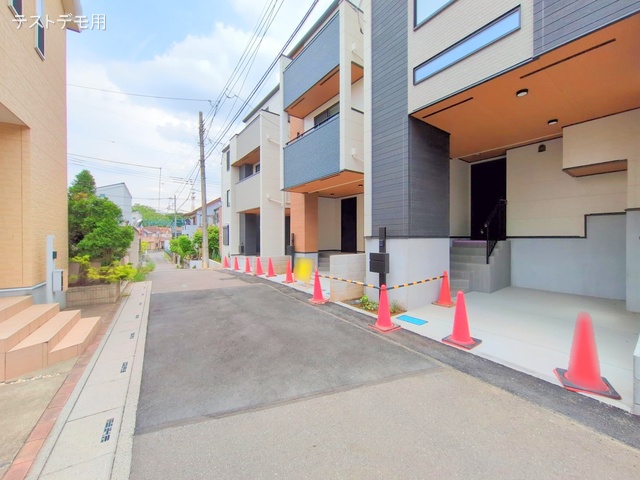 埼玉県さいたま市大宮区北袋町2丁目の新築戸建て外構写真 2025年5月15日撮影