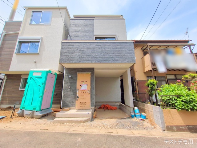 埼玉県さいたま市大宮区北袋町2丁目の新築戸建て外構写真 2025年5月15日撮影
