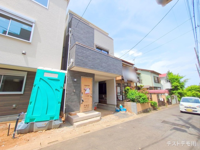 埼玉県さいたま市大宮区北袋町2丁目の新築戸建て外構写真 2025年5月15日撮影
