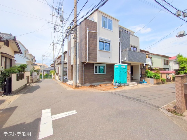 埼玉県さいたま市大宮区北袋町2丁目の新築戸建て外構写真 2025年5月15日撮影