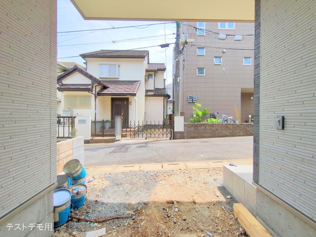 埼玉県さいたま市大宮区北袋町2丁目の新築戸建て外構写真 2025年5月15日撮影