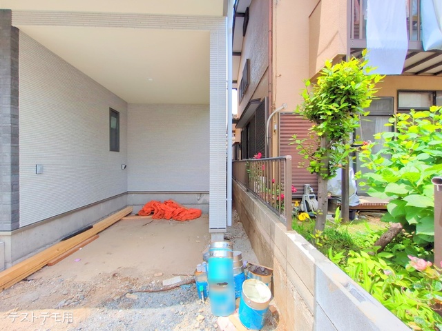 埼玉県さいたま市大宮区北袋町2丁目の新築戸建て外構写真 2025年5月15日撮影