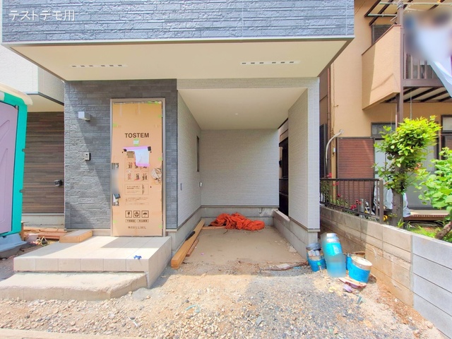 埼玉県さいたま市大宮区北袋町2丁目の新築戸建て外構写真 2025年5月15日撮影