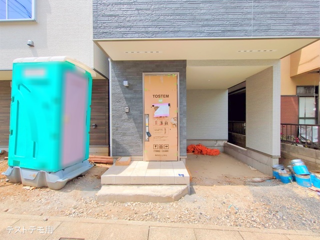 埼玉県さいたま市大宮区北袋町2丁目の新築戸建て外構写真 2025年5月15日撮影
