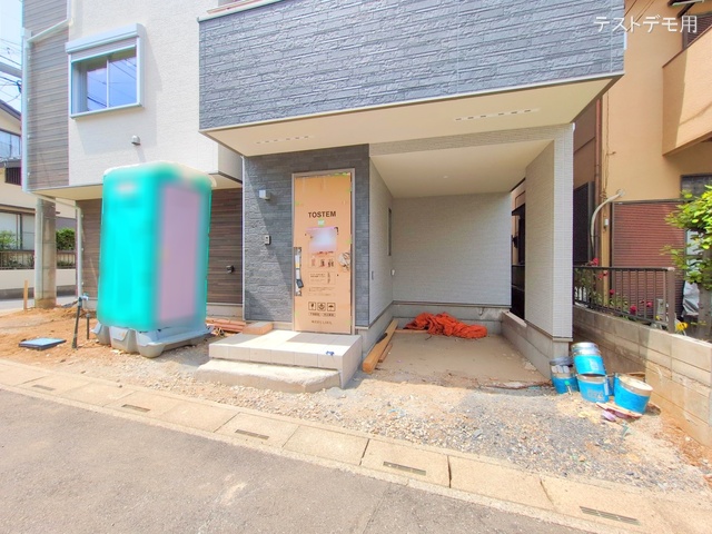 埼玉県さいたま市大宮区北袋町2丁目の新築戸建て外構写真 2025年5月15日撮影