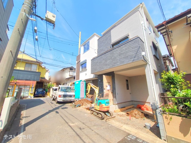 埼玉県さいたま市大宮区北袋町2丁目の新築戸建て外構写真 2025年6月6日撮影