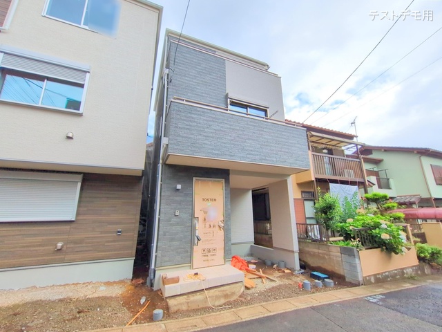 埼玉県さいたま市大宮区北袋町2丁目の新築戸建て外構写真 2025年6月25日撮影