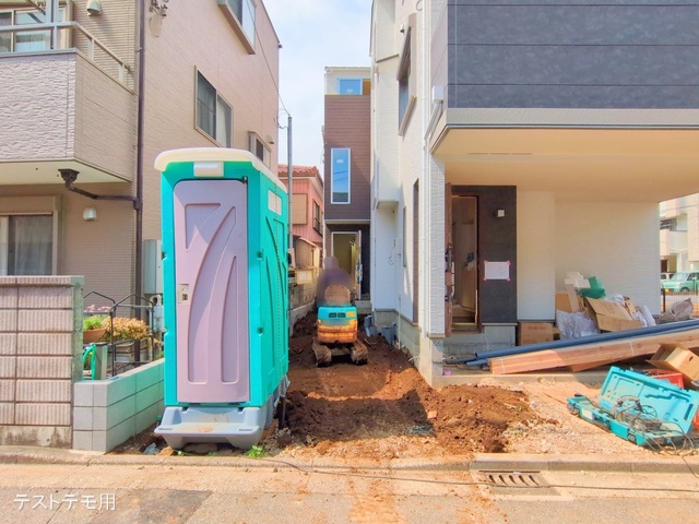 埼玉県さいたま市中央区上落合6丁目の新築戸建て外構写真 2025年5月14日撮影