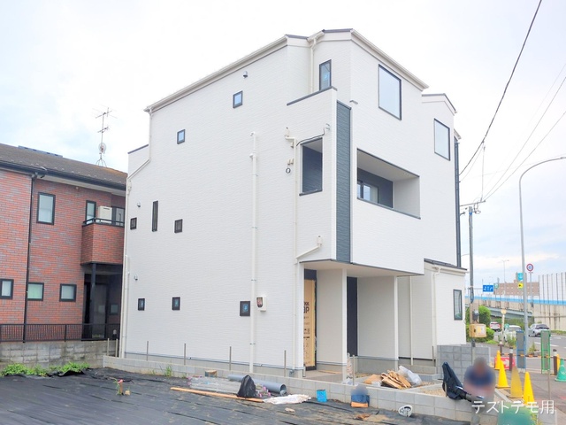 埼玉県さいたま市大宮区上小町の新築戸建て外構写真 2025年6月26日撮影