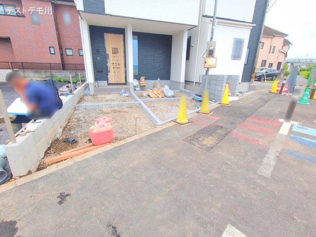 埼玉県さいたま市大宮区上小町の新築戸建て外構写真 2025年6月26日撮影