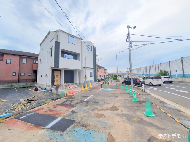 埼玉県さいたま市大宮区上小町の新築戸建て外構写真 2025年6月26日撮影