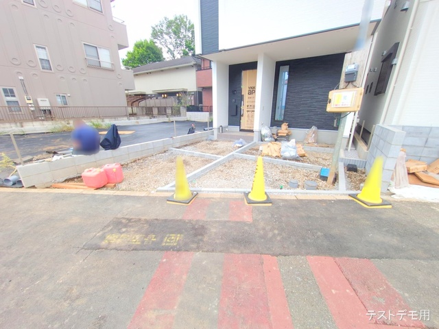 埼玉県さいたま市大宮区上小町の新築戸建て外構写真 2025年6月26日撮影