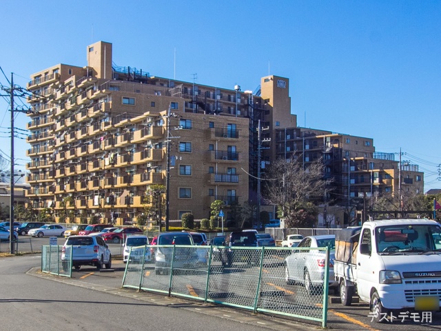 埼玉県さいたま市西区大字指扇のマンション『ライオンズマンション大宮指扇第2』外観写真 2022年2月21日撮影