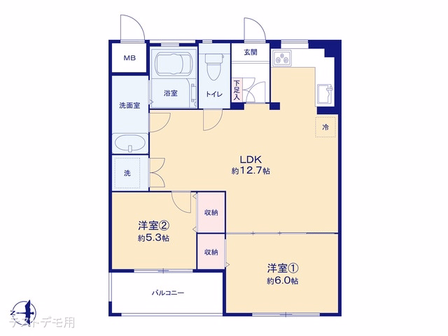 コーポ根岸 間取図