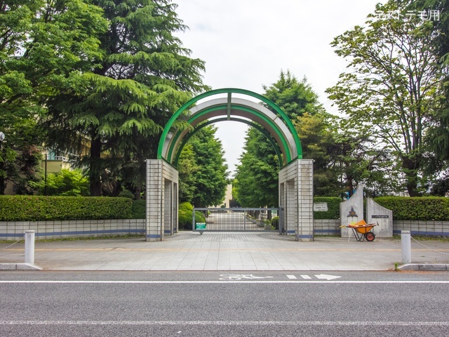 さいたま市立植竹中学校　距離750m