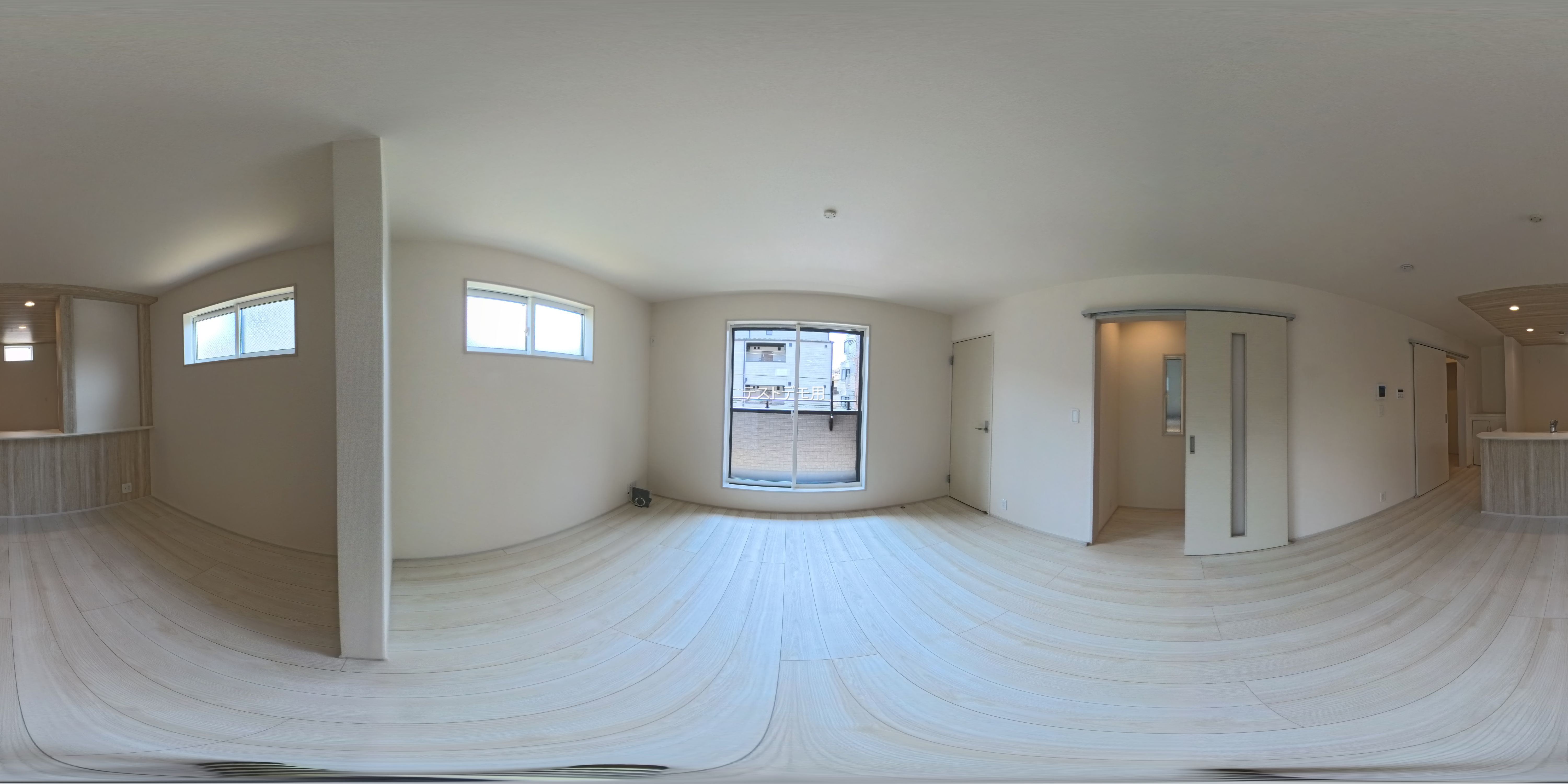 埼玉県さいたま市大宮区宮町５丁目の新築戸建てパノラマ（リビング）写真 2025年7月25日撮影