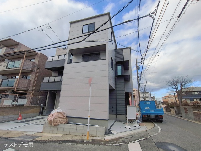 愛知県名古屋市名東区社が丘3丁目の新築戸建て完成写真 2026年1月13日撮影