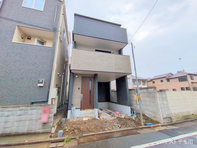 東京都墨田区墨田４丁目-新築戸建ての外構写真