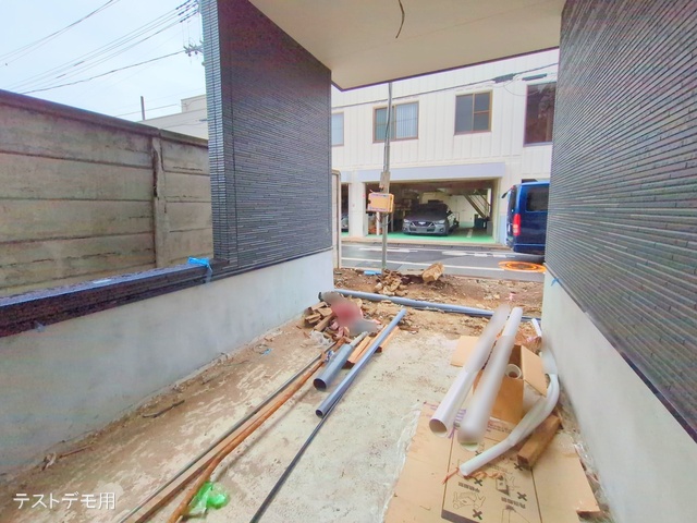 東京都墨田区墨田4丁目の新築戸建て外構写真 2025年9月4日撮影
