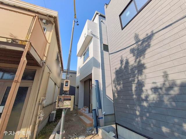 愛知県名古屋市守山区廿軒家の新築戸建て外構写真 2026年1月15日撮影