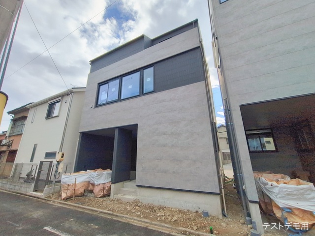 愛知県名古屋市昭和区折戸町3丁目の新築戸建て外構写真 2026年1月22日撮影