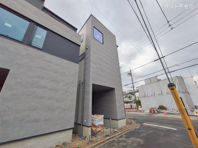 愛知県名古屋市昭和区折戸町3丁目の新築戸建て外構写真 2026年1月22日撮影