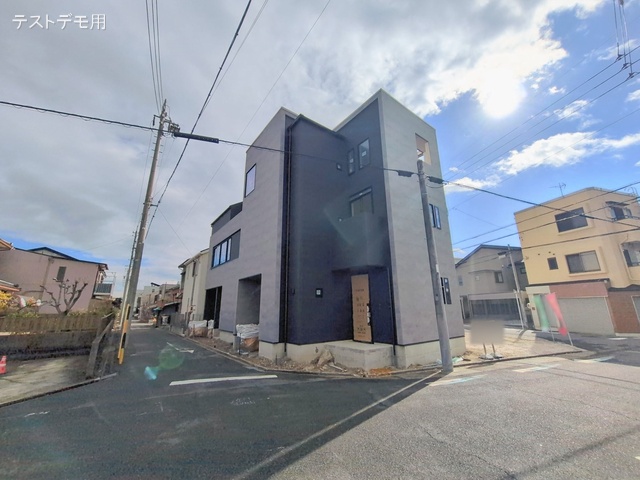 愛知県名古屋市昭和区折戸町3丁目の新築戸建て外構写真 2026年1月22日撮影