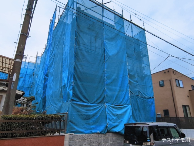 埼玉県さいたま市南区大字太田窪の新築戸建てシート写真 2026年3月1日撮影