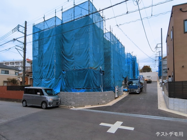 埼玉県さいたま市南区大字太田窪の新築戸建てシート写真 2026年3月1日撮影