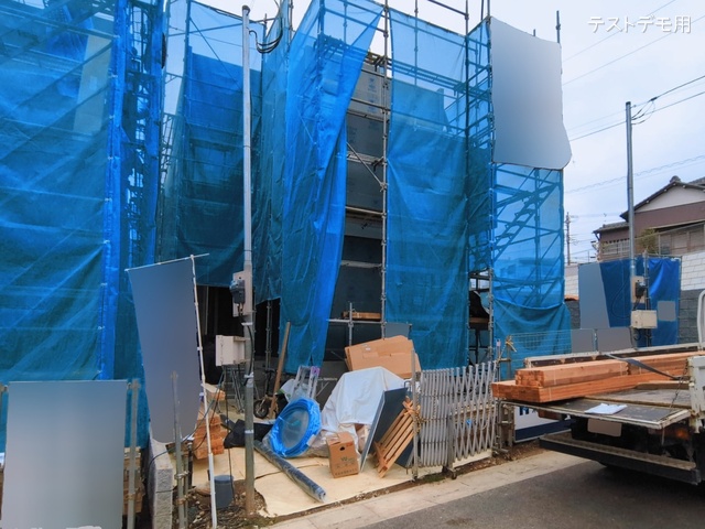 埼玉県さいたま市南区大字太田窪の新築戸建てシート写真 2026年3月1日撮影