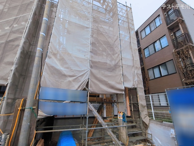 埼玉県さいたま市北区植竹町１丁目の新築戸建てシート写真 2026年3月12日撮影