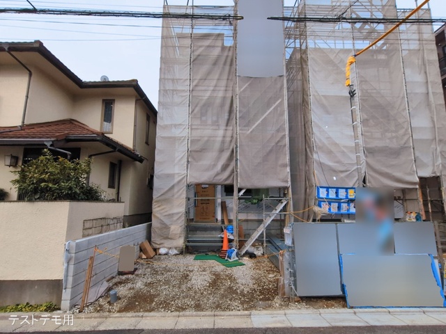 埼玉県さいたま市北区植竹町１丁目の新築戸建てシート写真 2026年3月12日撮影