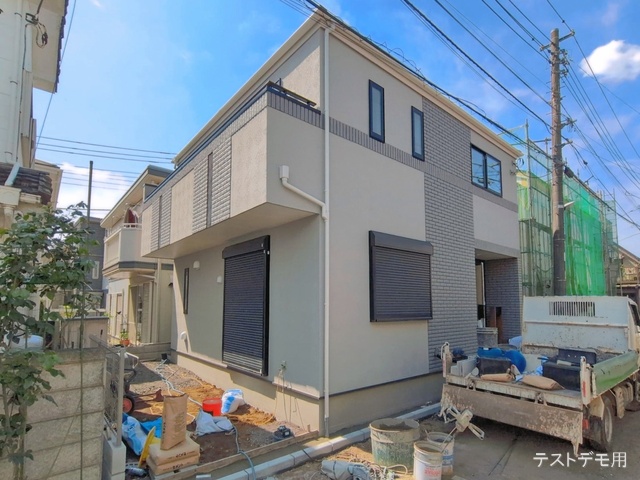 埼玉県さいたま市北区日進町１丁目の新築戸建て外構写真 2026年4月19日撮影
