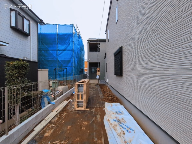 埼玉県さいたま市北区宮原町２丁目の新築戸建て外構写真 2026年3月12日撮影