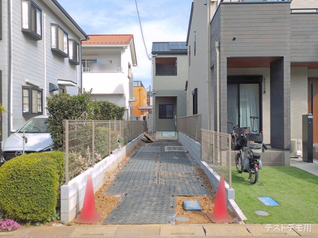 埼玉県さいたま市北区宮原町２丁目の新築戸建て外構写真 2026年4月12日撮影