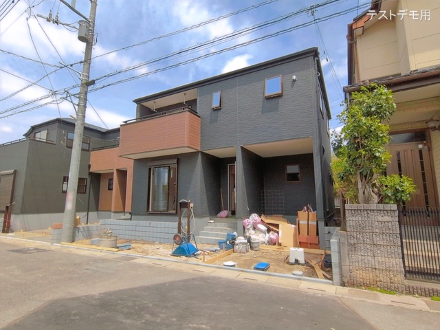 埼玉県さいたま市岩槻区東岩槻６丁目の新築戸建て外構写真 2026年4月21日撮影