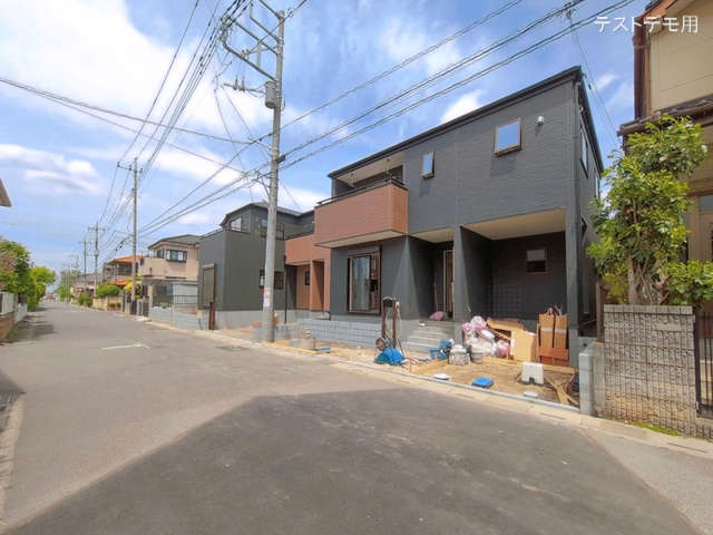 埼玉県さいたま市岩槻区東岩槻６丁目の新築戸建て外構写真 2026年4月21日撮影